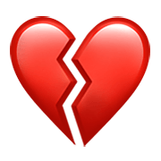 💔 Emoji Coração Partido na Apple iOS 13.3.