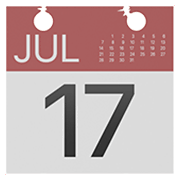 Emoji 📅 Calendario su Apple iOS 13.3.
