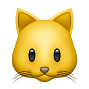 Émoji 🐱 Tête De Chat sur Apple iOS 13.3.