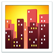 🌆 Emoji Cidade Ao Anoitecer na Apple iOS 13.3.