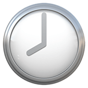 Émoji 🕗 Huit Heures sur Apple iOS 13.3.