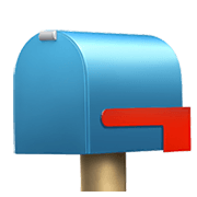 📪 Emoji geschlossener Briefkasten ohne Post Apple iOS 13.3.