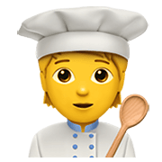 🧑‍🍳 Emoji cocinar en Apple iOS 13.3.