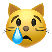 😿 Emoji Rosto De Gato Chorando na Apple iOS 13.3.