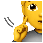 🧏 Emoji gehörlose Person Apple iOS 13.3.