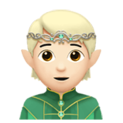 Emoji 🧝🏻 Elfo: Carnagione Chiara su Apple iOS 13.3.