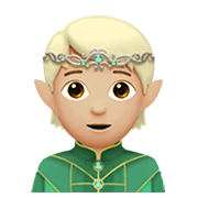 🧝🏼 Emoji Elfo: Pele Morena Clara na Apple iOS 13.3.