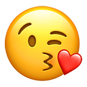 😘 Emoji Cara Lanzando Un Beso en Apple iOS 13.3.