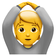 🙆 Emoji Pessoa Fazendo Gesto De «OK» na Apple iOS 13.3.