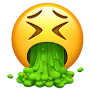 🤮 Emoji Cara Vomitando en Apple iOS 13.3.