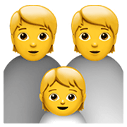 Emoji 👪 Famiglia su Apple iOS 13.3.
