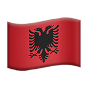 🇦🇱 Emoji Flagge: Albanien Apple iOS 13.3.