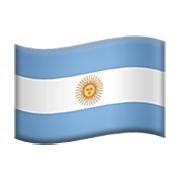 🇦🇷 Emoji Bandera: Argentina en Apple iOS 13.3.