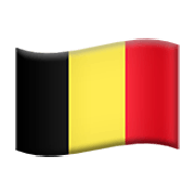🇧🇪 Emoji Flagge: Belgien Apple iOS 13.3.