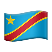 🇨🇩 Emoji Bandera: República Democrática Del Congo en Apple iOS 13.3.