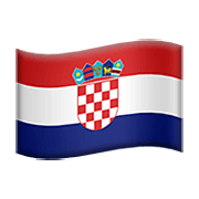 🇭🇷 Emoji Bandera: Croacia en Apple iOS 13.3.