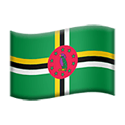 🇩🇲 Emoji Bandera: Dominica en Apple iOS 13.3.