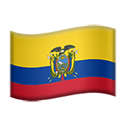 🇪🇨 Emoji Bandera: Ecuador en Apple iOS 13.3.