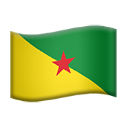 🇬🇫 Emoji Bandeira: Guiana Francesa na Apple iOS 13.3.