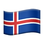 🇮🇸 Emoji Bandera: Islandia en Apple iOS 13.3.