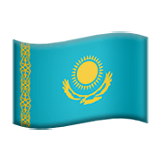 🇰🇿 Emoji Bandera: Kazajistán en Apple iOS 13.3.