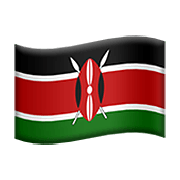 🇰🇪 Emoji Bandera: Kenia en Apple iOS 13.3.