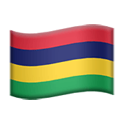 Emoji 🇲🇺 Bandiera: Mauritius su Apple iOS 13.3.