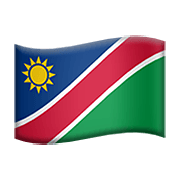 🇳🇦 Emoji Bandera: Namibia en Apple iOS 13.3.