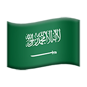 Emoji 🇸🇦 Bandiera: Arabia Saudita su Apple iOS 13.3.