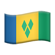 🇻🇨 Emoji Flagge: St. Vincent und die Grenadinen Apple iOS 13.3.