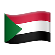 🇸🇩 Emoji Bandera: Sudán en Apple iOS 13.3.