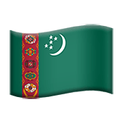 Émoji 🇹🇲 Drapeau : Turkménistan sur Apple iOS 13.3.