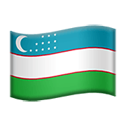 🇺🇿 Emoji Bandeira: Uzbequistão na Apple iOS 13.3.