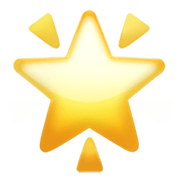 Émoji 🌟 étoile Brillante sur Apple iOS 13.3.