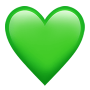 💚 Emoji Corazón Verde en Apple iOS 13.3.