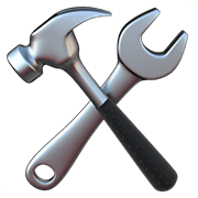🛠️ Emoji Hammer und Schraubenschlüssel Apple iOS 13.3.