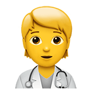 🧑‍⚕️ Emoji Trabajador de la salud en Apple iOS 13.3.