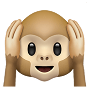 🙉 Emoji sich die Ohren zuhaltendes Affengesicht Apple iOS 13.3.