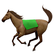 Emoji 🐎 Cavallo su Apple iOS 13.3.