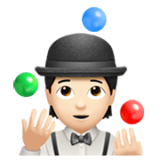 Emoji 🤹🏻 Persona Che Fa Giocoleria: Carnagione Chiara su Apple iOS 13.3.