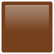 🟫 Emoji Quadrado Marrom na Apple iOS 13.3.