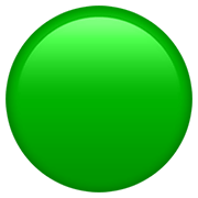 🟢 Emoji Círculo Verde en Apple iOS 13.3.