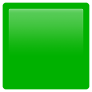 🟩 Emoji Cuadrado Verde en Apple iOS 13.3.