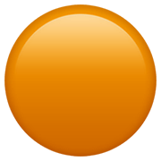 Emoji 🟠 Cerchio Arancione su Apple iOS 13.3.