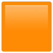 Émoji 🟧 Carré Orange sur Apple iOS 13.3.