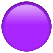 Emoji 🟣 Cerchio Viola su Apple iOS 13.3.