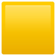 🟨 Emoji Cuadrado Amarillo en Apple iOS 13.3.