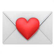 Émoji 💌 Lettre D’amour sur Apple iOS 13.3.