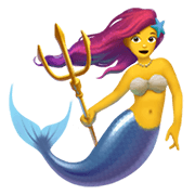Emoji 🧜‍♀️ Sirena Donna su Apple iOS 13.3.