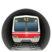 Emoji 🚇 Metropolitana su Apple iOS 13.3.